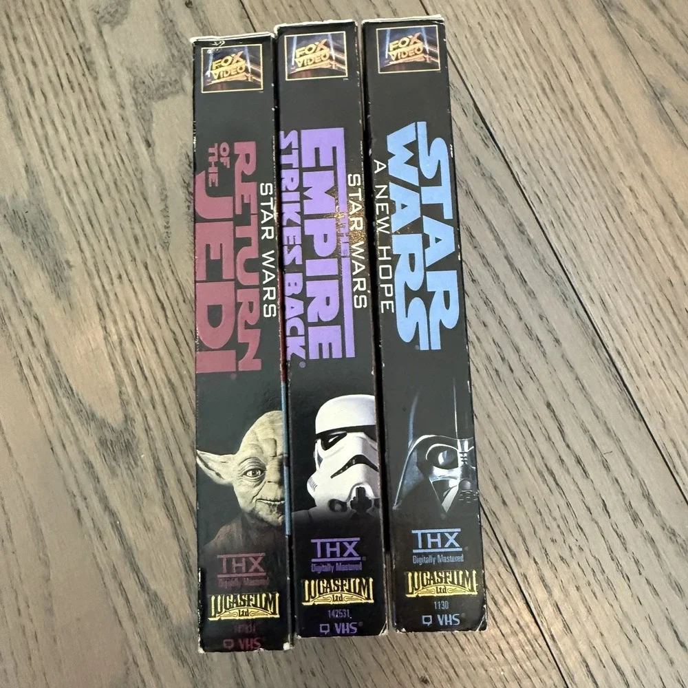 1995 Star Wars Trilogy Box Set VHS‎ Digitally Mastered THX Jedi Empire TESTED